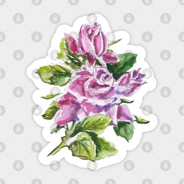 bouquet of  roses Sticker by lisenok